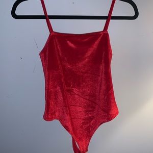 Red Velvet Bodysuit
